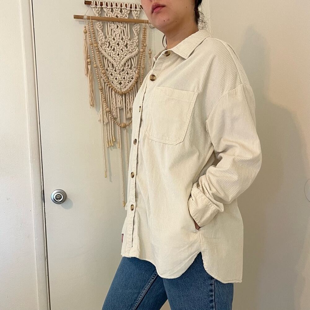 Hollister Beige Button Down